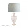 Klosz abażur 35cm LAURA ASHLEY Bacall Linen Blue DAR LIGHTING LA3730035-Q (Abażur- Bez Podstawy)